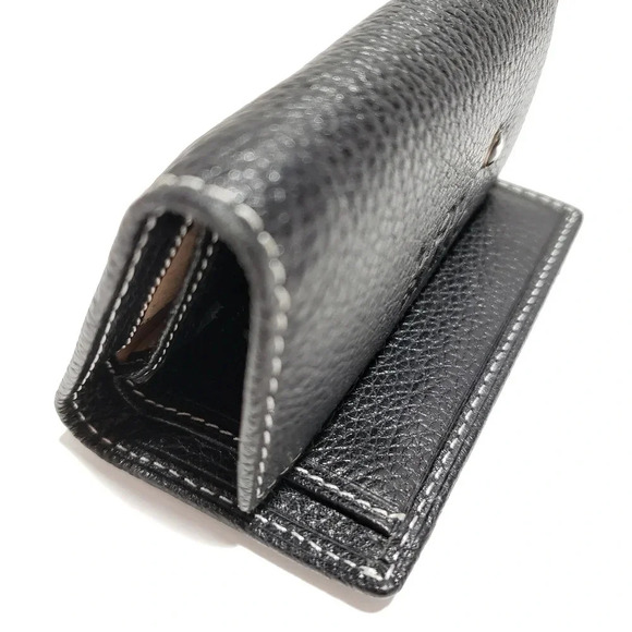 Montblanc Black Leather Mens  Mini Wallet - Picture 10 of 12